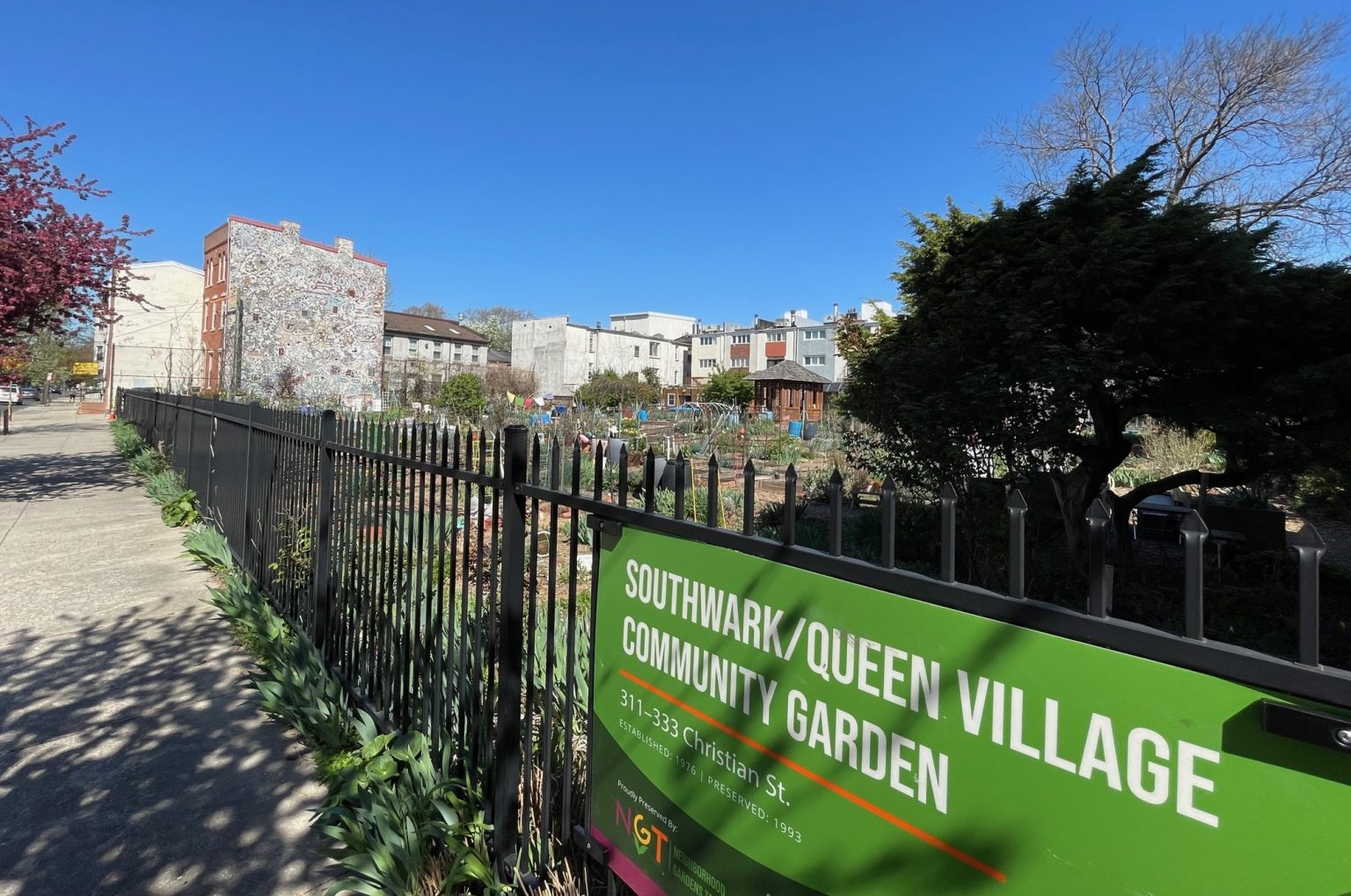 Projects Making Progress Near Southwark/Queen Village Community Garden