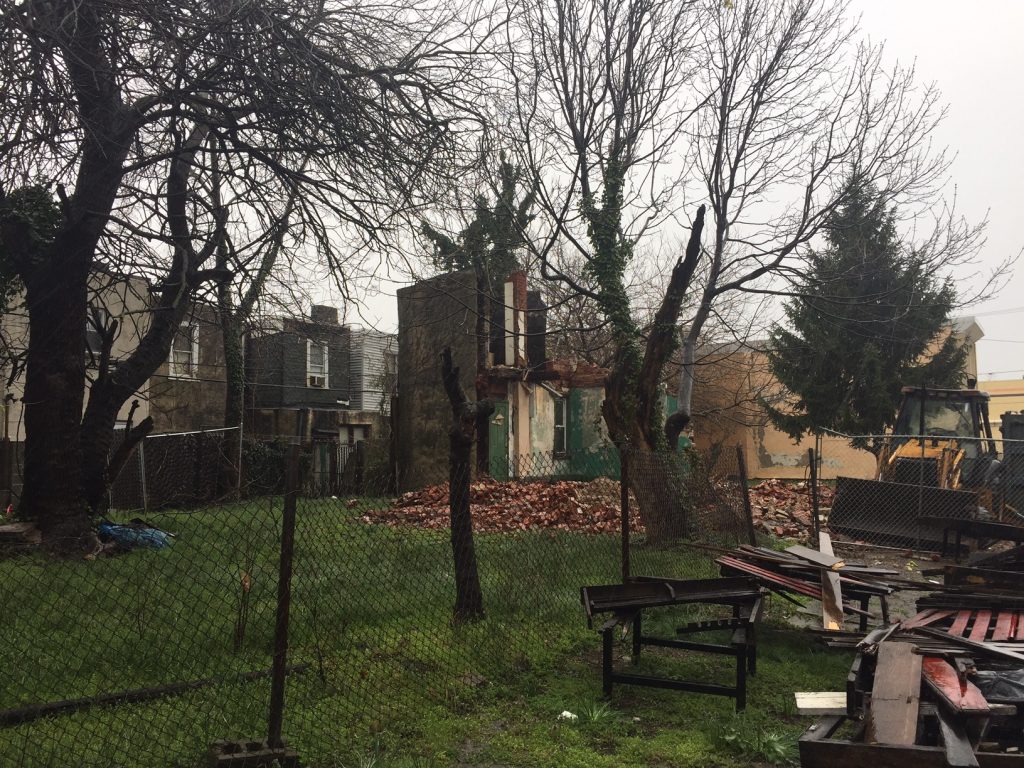 Looking At The Demo From The West