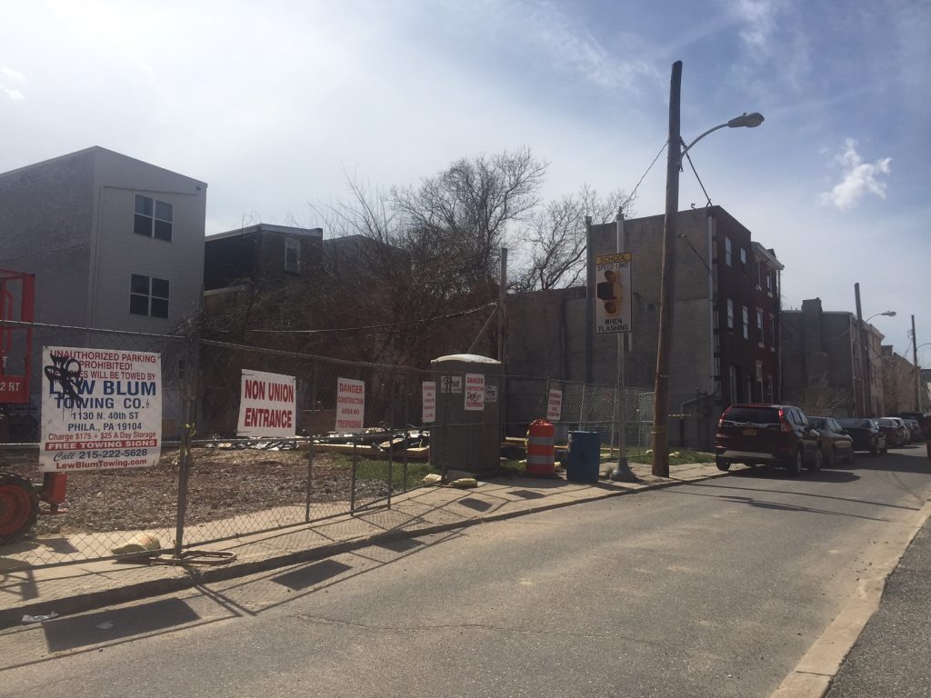 Spring Arts Point Homes To The Left, Vacant Land To The Right