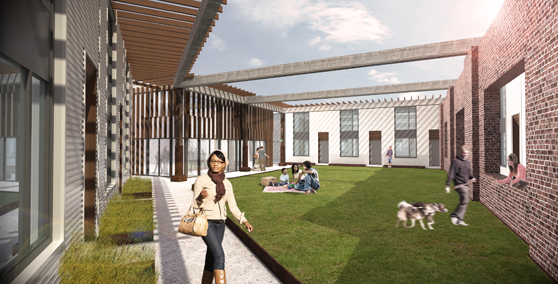 Eastern Building courtyard