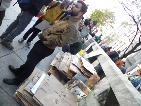 Gettin' together sleeping supplies