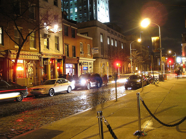 An empty Old City street