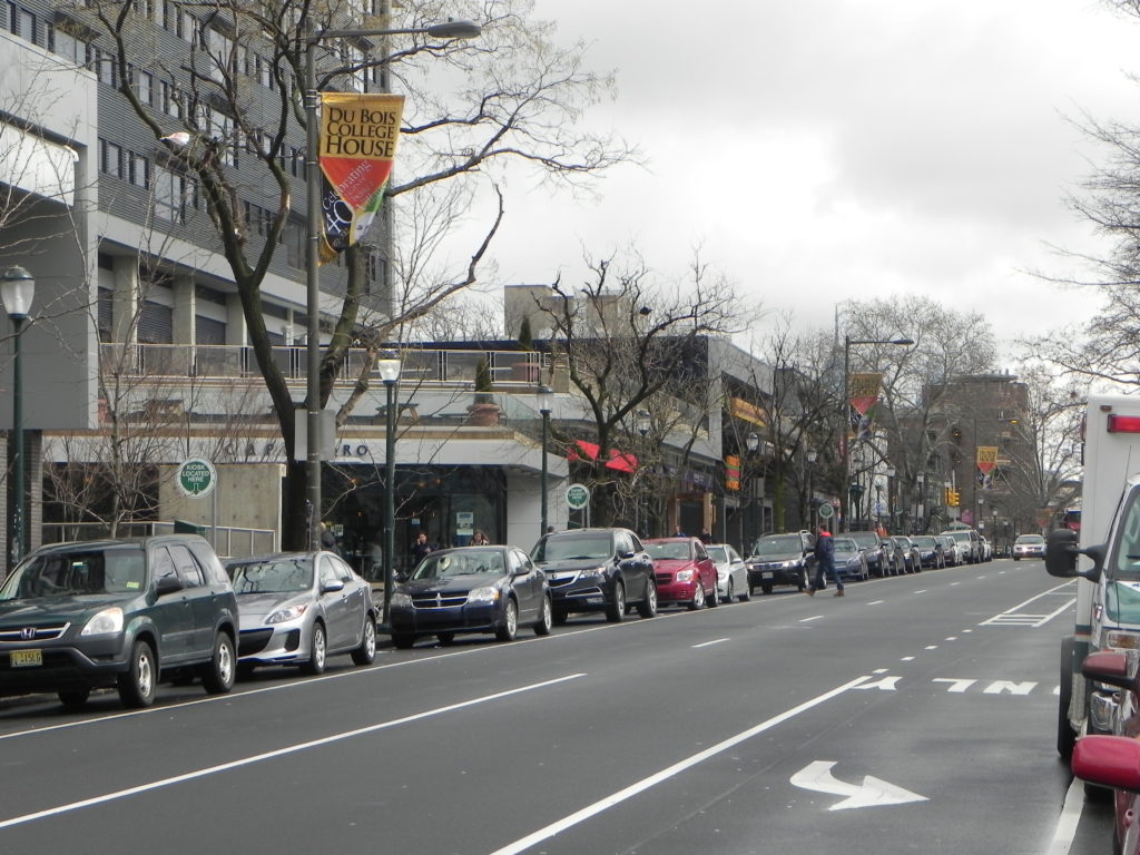 looking east down Walnut at 40th