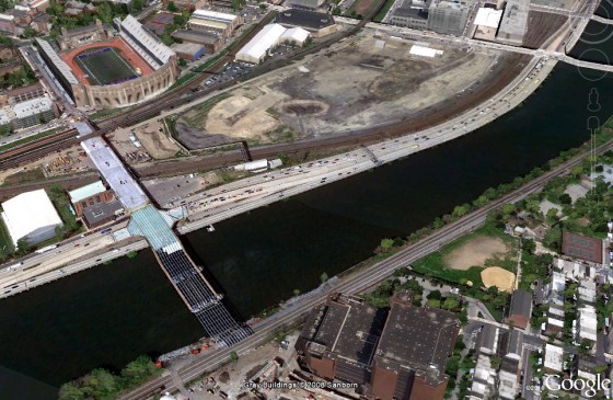 south street bridge penn park post office annex