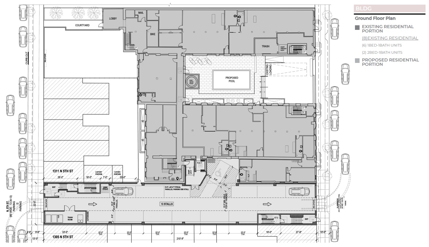 1321-25N5th-ground Floor Plan