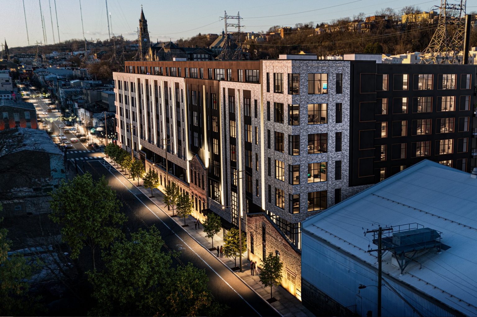 Manayunk Dyeworks Takes Step Towards Demo, SevenStory Apartment