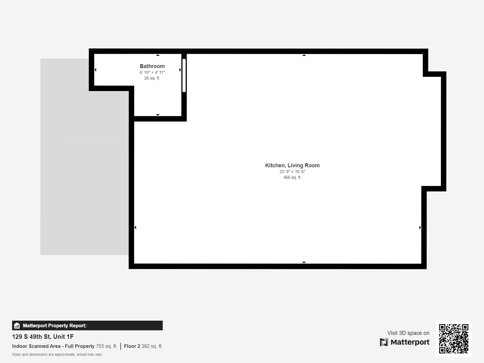 129 S 49th St Unit 1F - First Floor